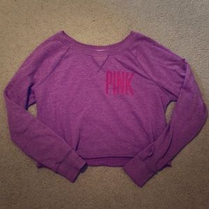 PINK cropped long sleeve